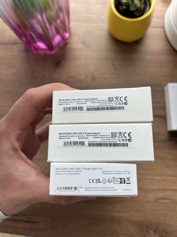 Incarcator si cablu Iphone usb c sau lighting originale