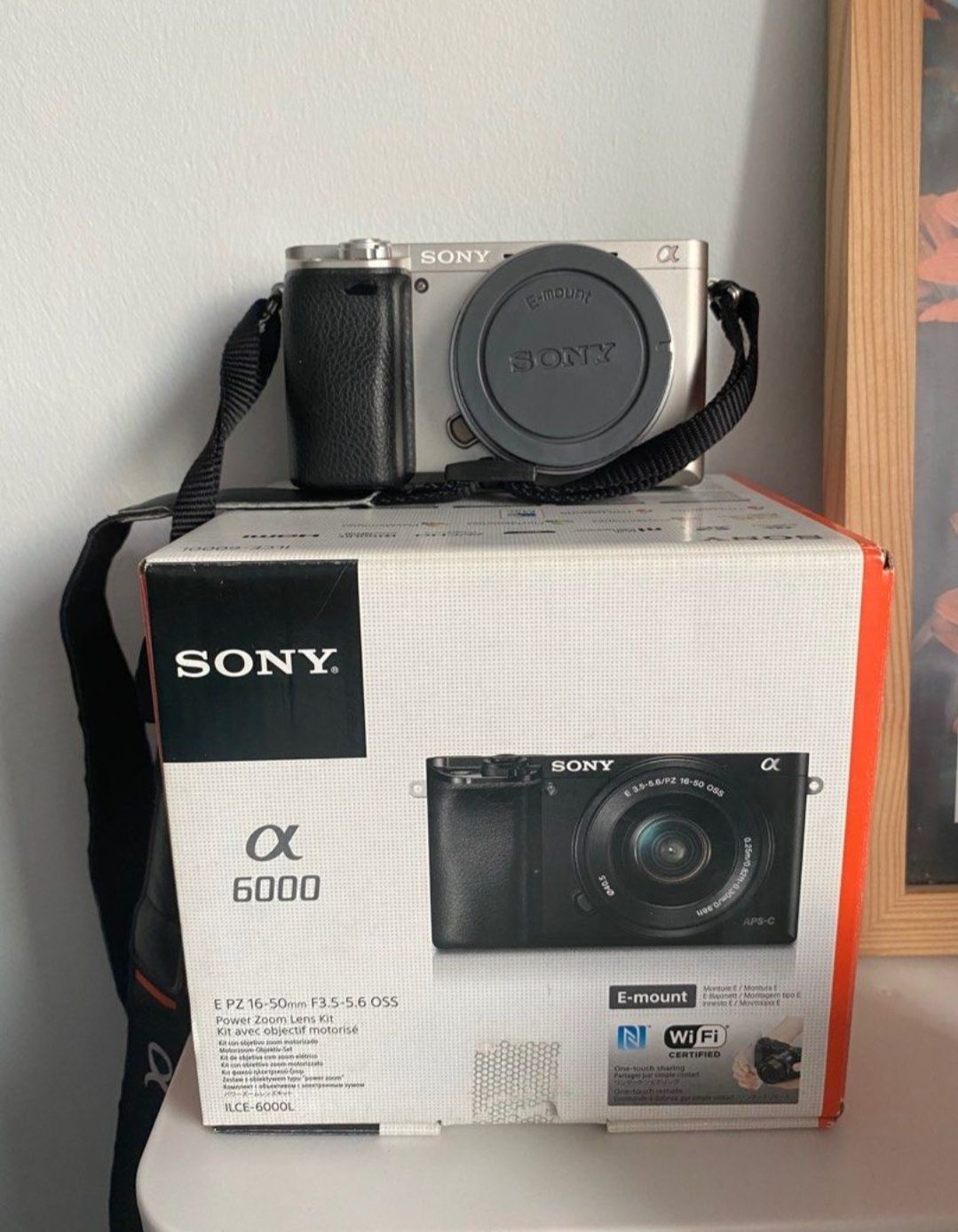 Aparat foto mirorrless body Sony A 6000 24MP HD fara Obiectiv 16 50