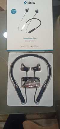 Bluetooth слушалки Безжични слушалки Ttec Soundbeat Plus Black