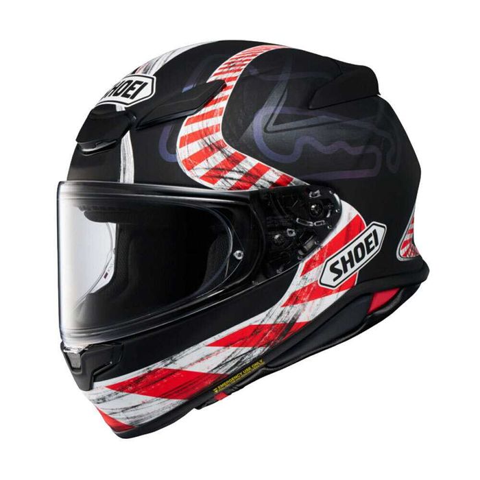 Cască Moto Integrală SHOEI NXR2 KNEE DOWN TC-5 · Negru / Roșu / Alb