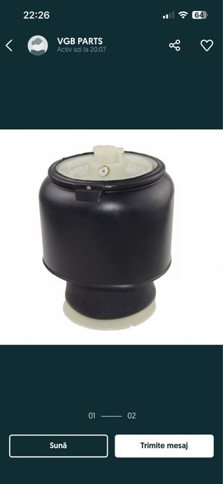 Compresor suspensie perna perne aer bmw seria 5 7 Gt f10 f11 f01 f07