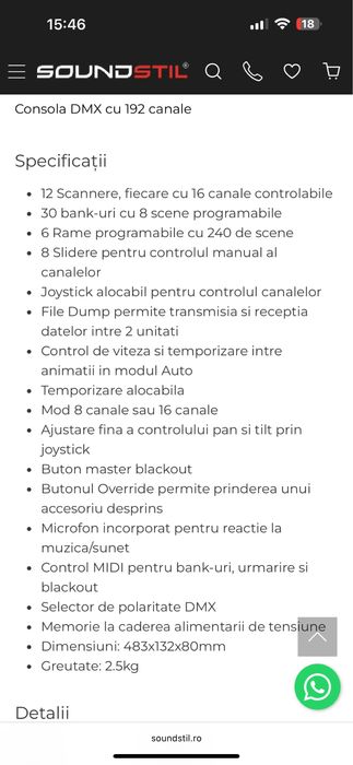 Controller Dmx X-Craft HD 109