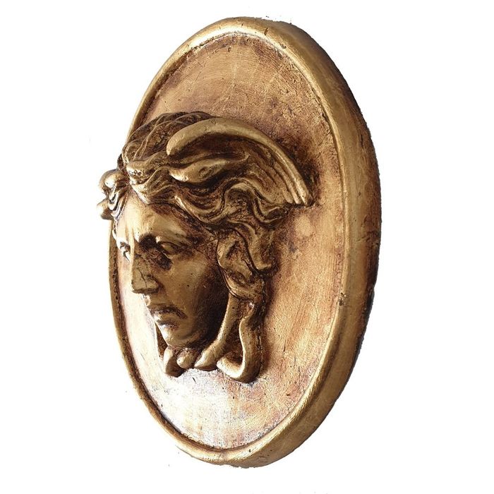 Medusa - 28cm- foiță aur