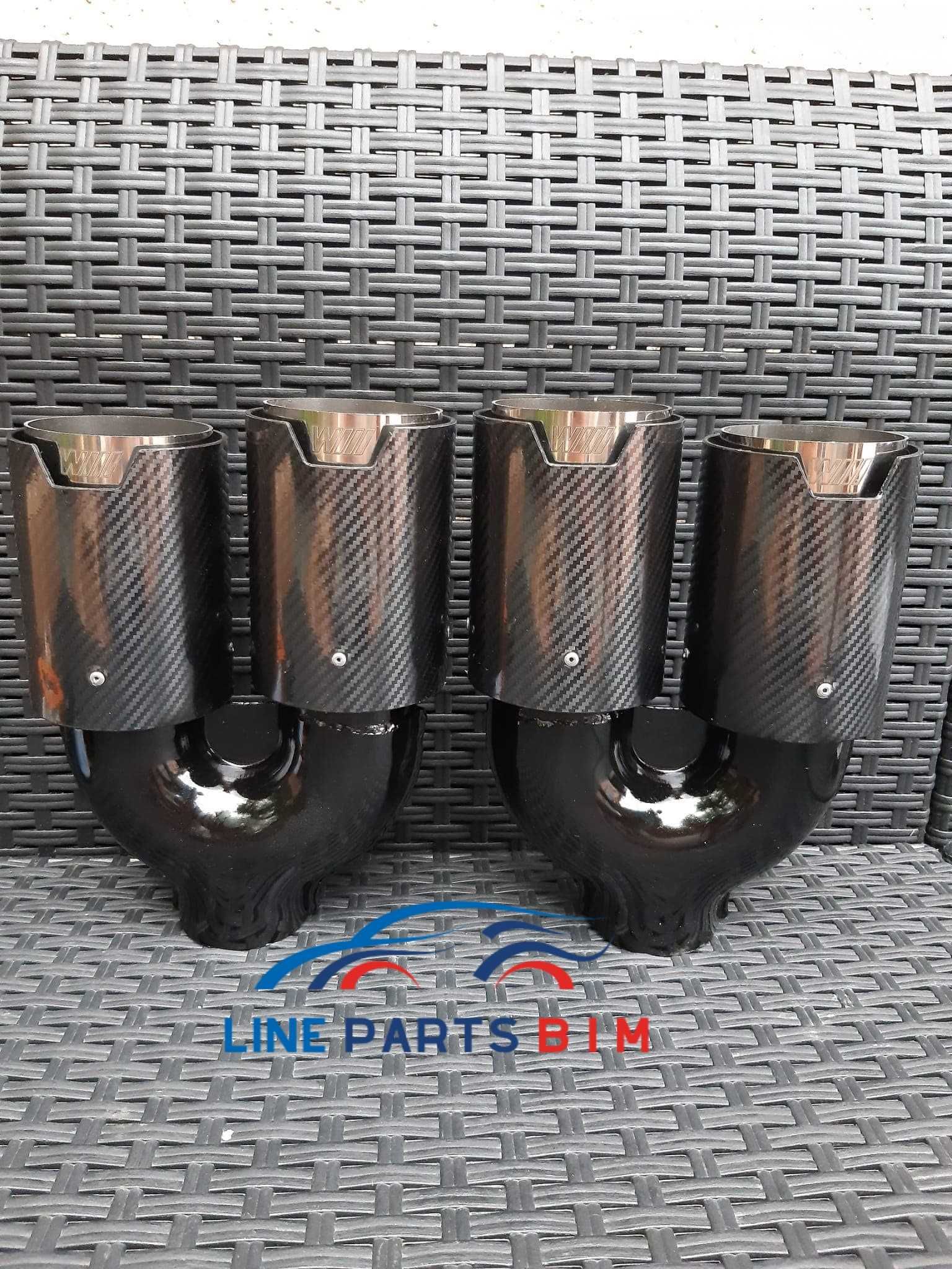 Set Tipsuri Duble Evacuare //M Akrapovic Ornamente Toba BMW AUDI VW