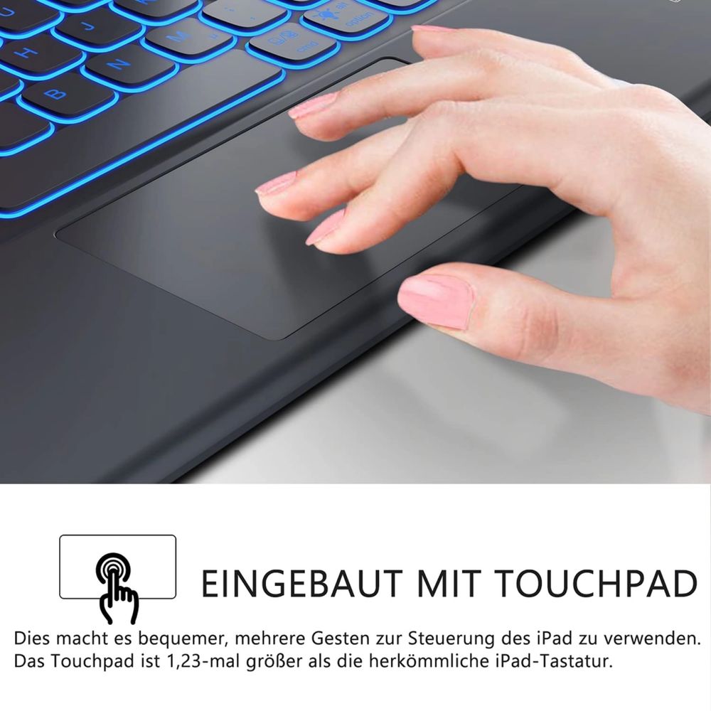 Husă cu Tastatură Earto pentru iPad Air 5 / iPad Pro 11”