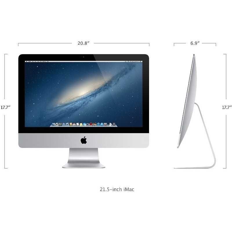 Apple iMac A1418 21.5 inch All In One i5 gen 3, 4,  8GB ram ssd