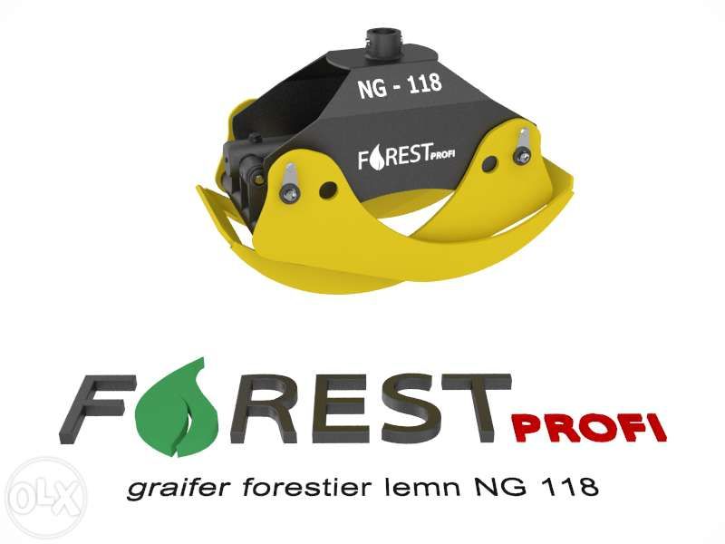 Graifer forestier NG 118 deschidere 1180mm