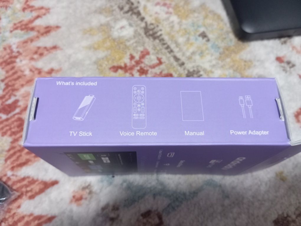 Android 14 smart tv box 2025 sounds remote control