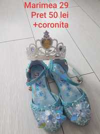 pantofi de fetite ELSA+coronita