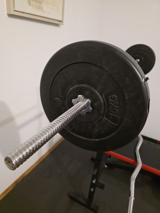 Banca reglabila multifunctionala si set greutati