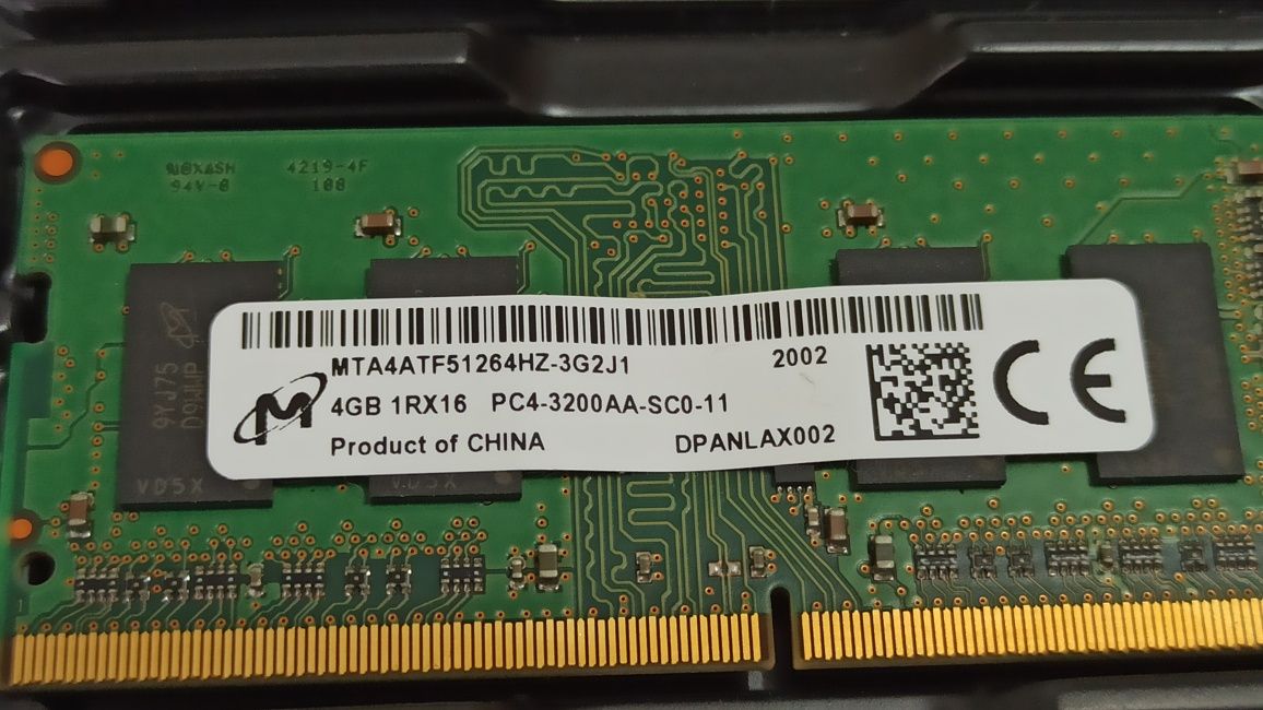 ОЗУ  для ноутбука 4 Гб DDR4 3200
