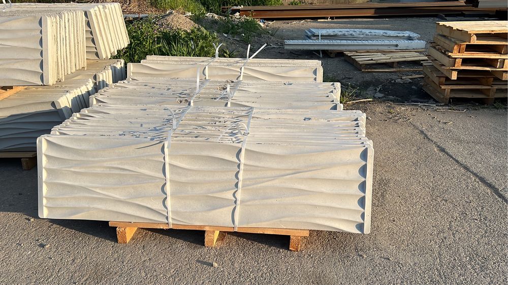 Gard beton placa si stalp