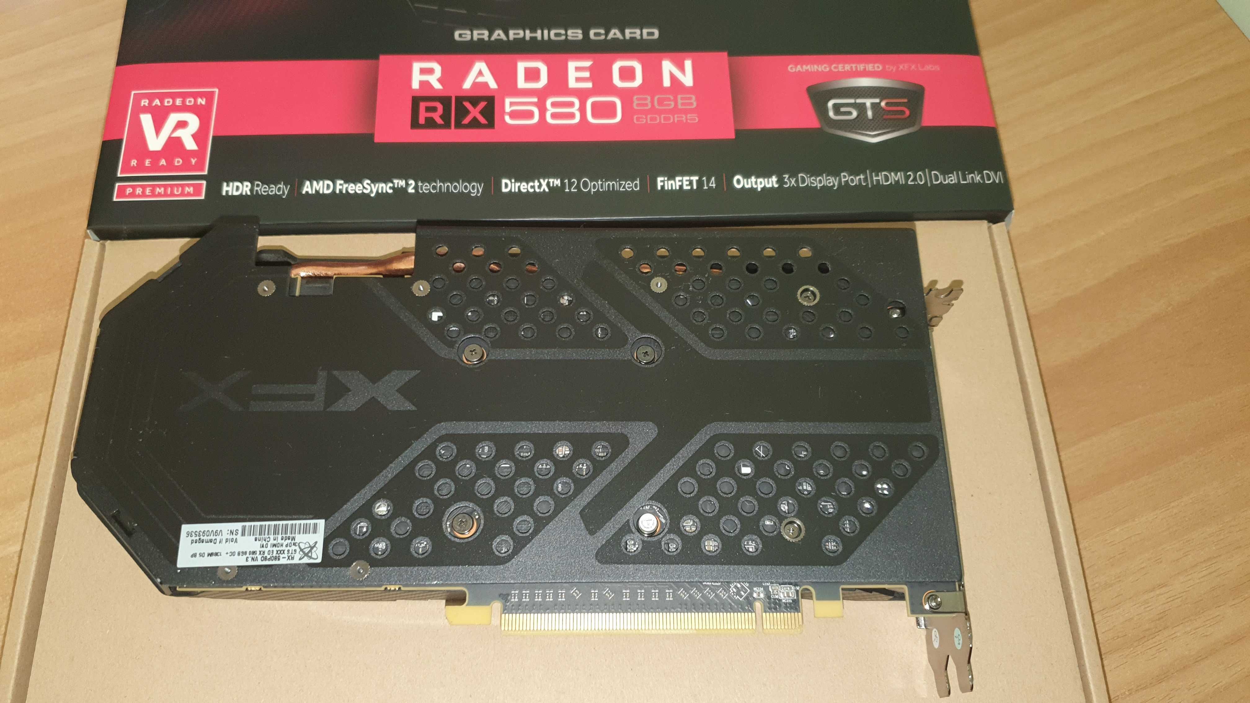 Placa video XFX Radeon RX 580 GTS XXX Edition 8GB GDDR5 256bit