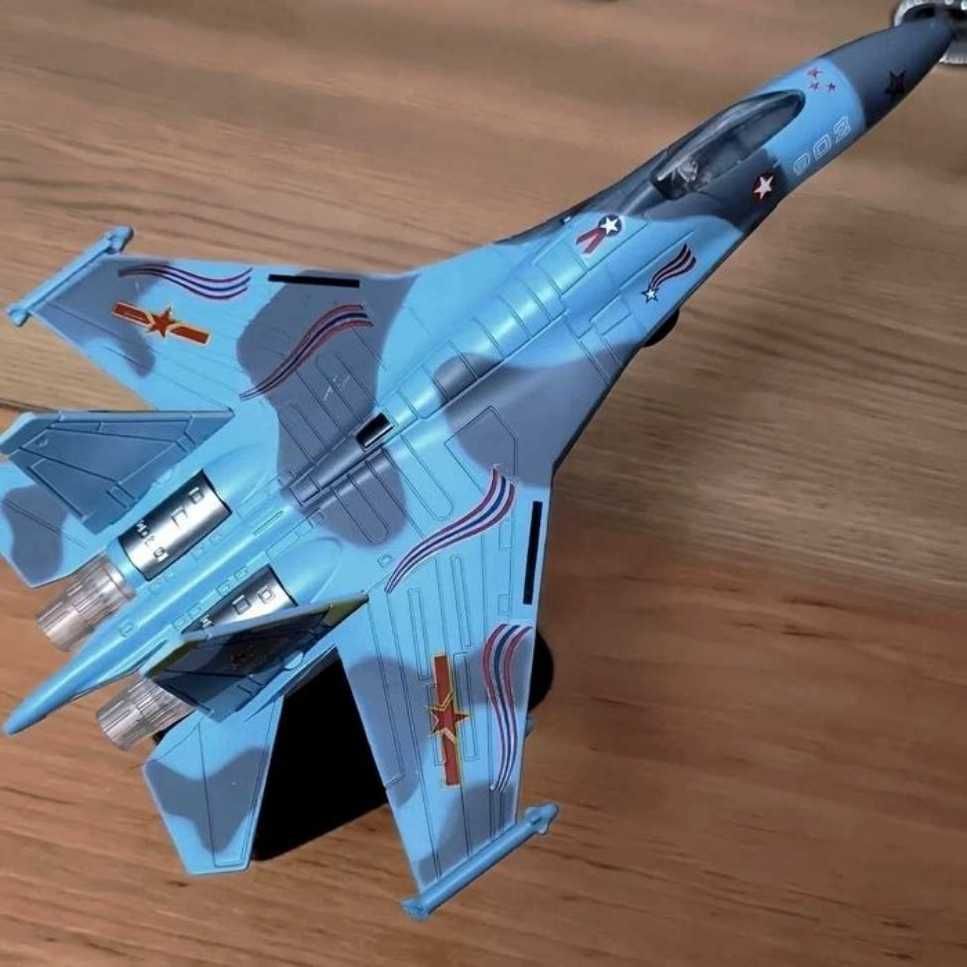 Macheta avion metalica SU-35 Super Flanker Navy scara 1:72 23cm