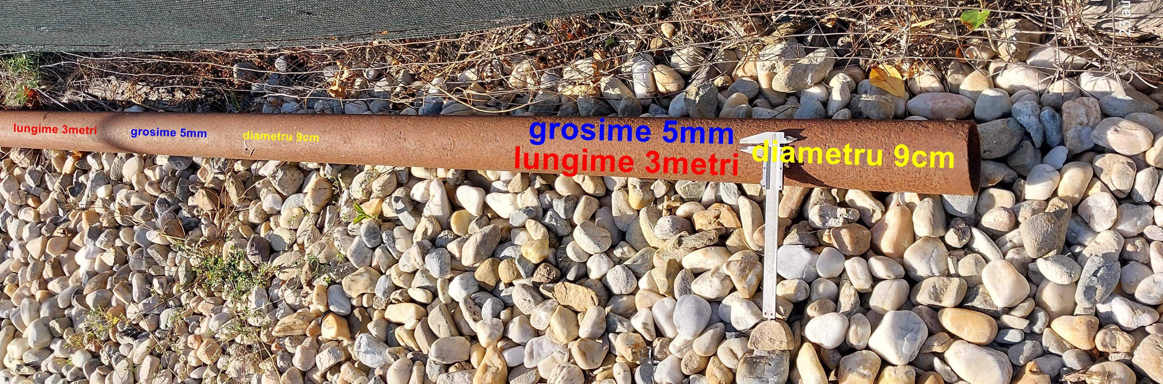 Teava groasa de sonda pentru gard stalpi porti gard