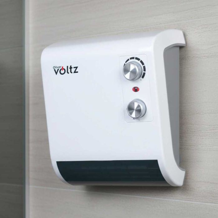 Отоплителна печка за баня Voltz – 2000W, вентилатор, водоустойчива