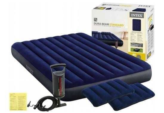 Матрас надувной 203x152x25 двуспальный с насосом