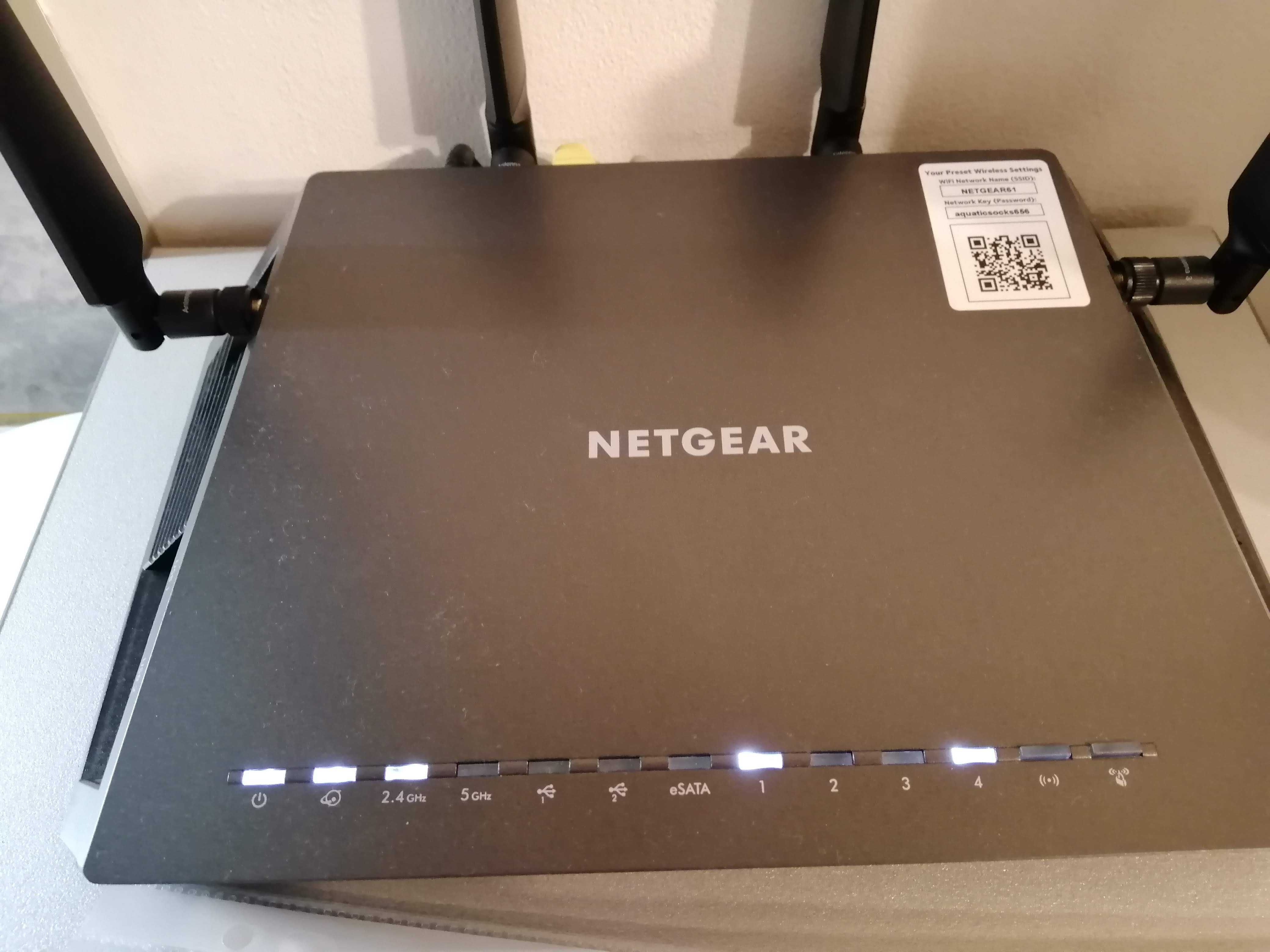 NETGEAR Nighthawk R7800 X4S WiFi 5 Router AC2600 мощен безжичен рутер