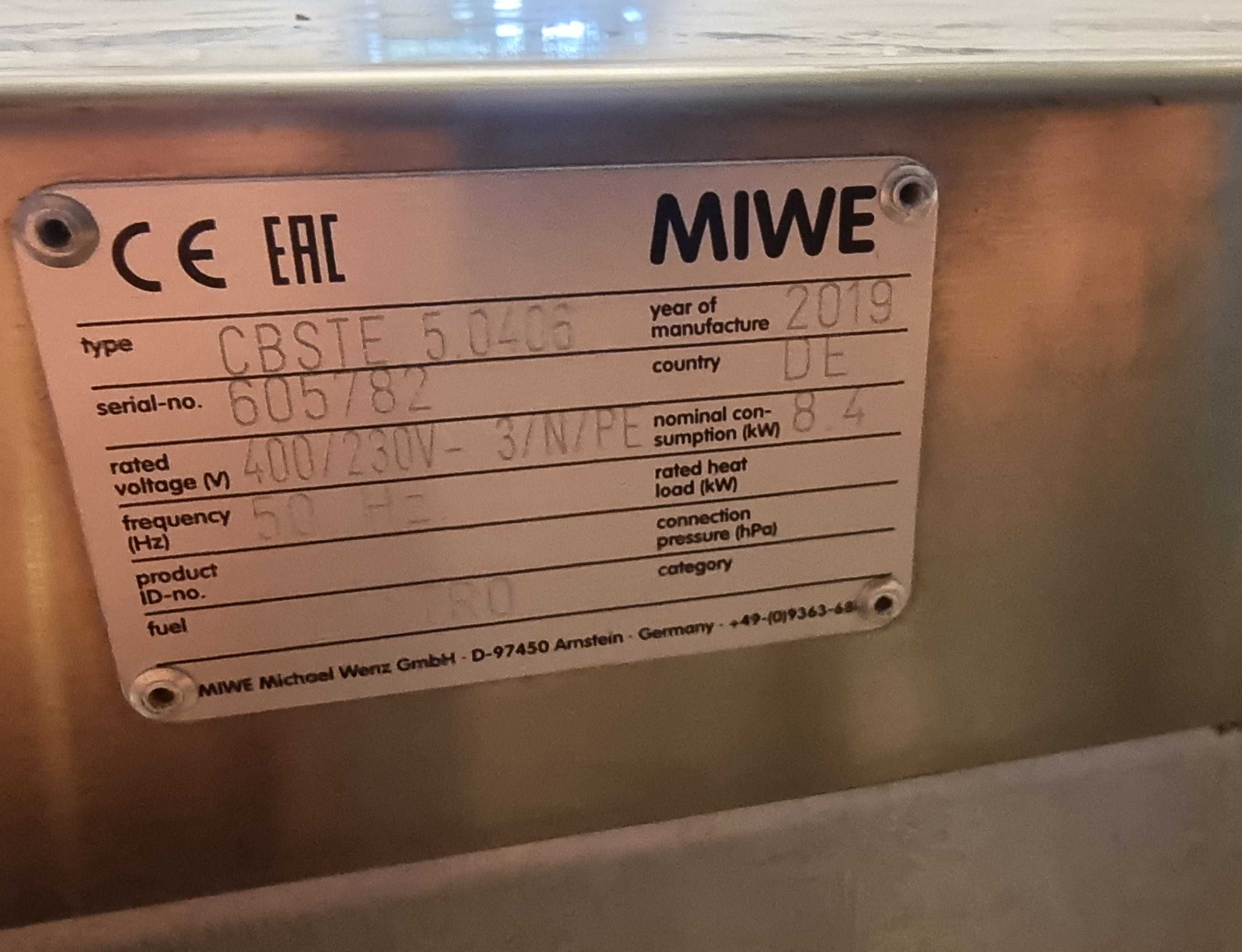 Cuptor  electric patiserie MIWE 2019