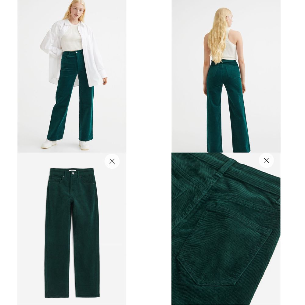 нови H&M панталони дънки джинси бермуди къси гащи