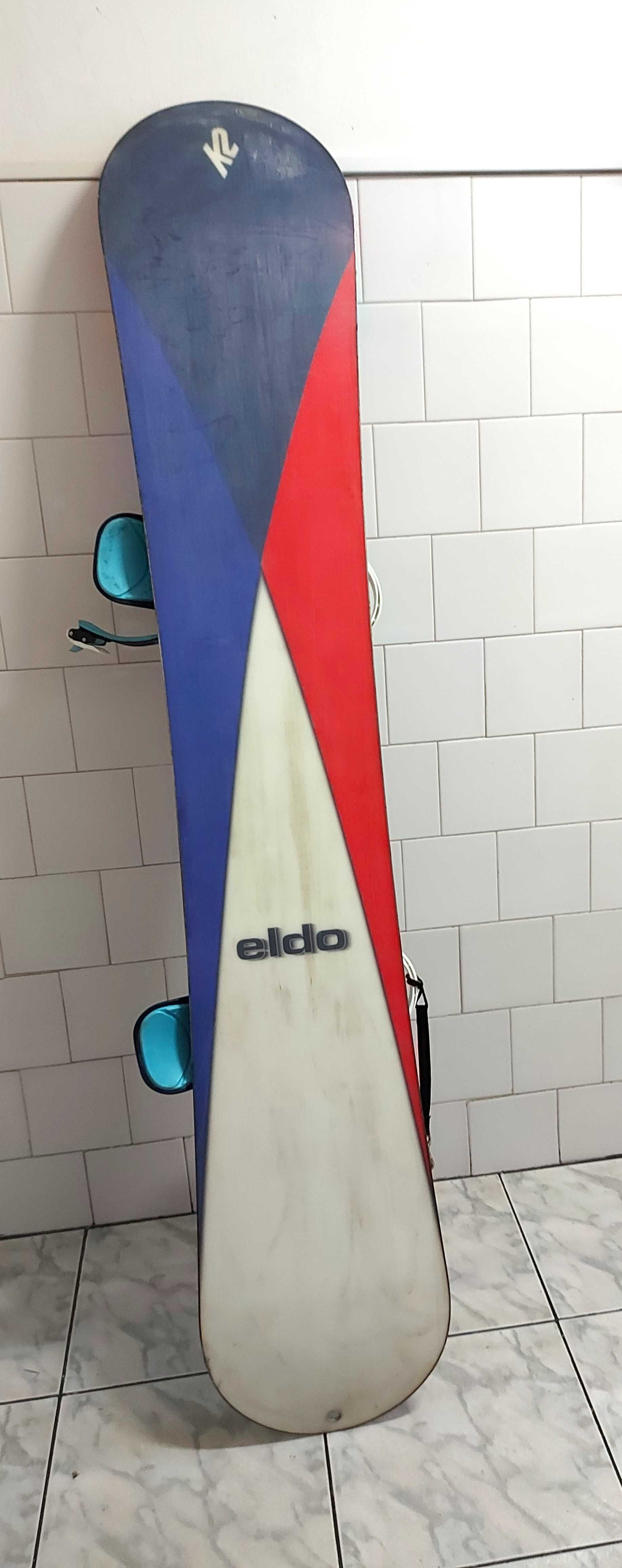 Placa snowboard K2 eldorado 168 cm cu legaturi Rossignol marimea M