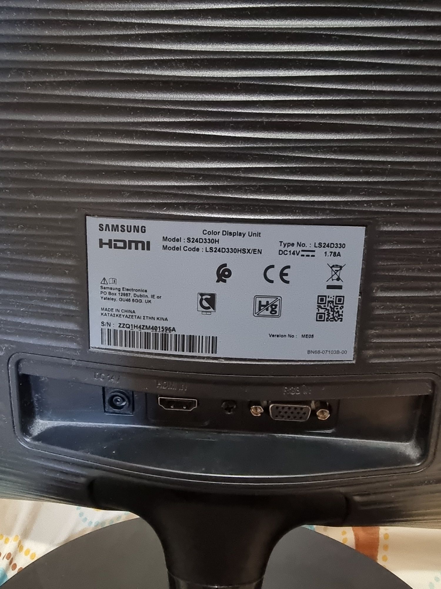 PC Gaming-Medium i5-8400 + GTX 1050 Ti +16GB RAM +Monitor Samsung 24''