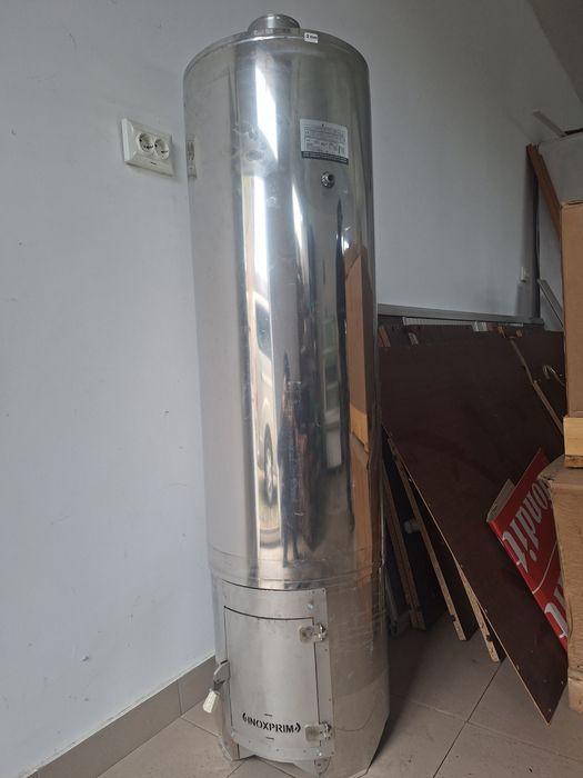 Cazan/boiler  110 litri cu soba pe lemne