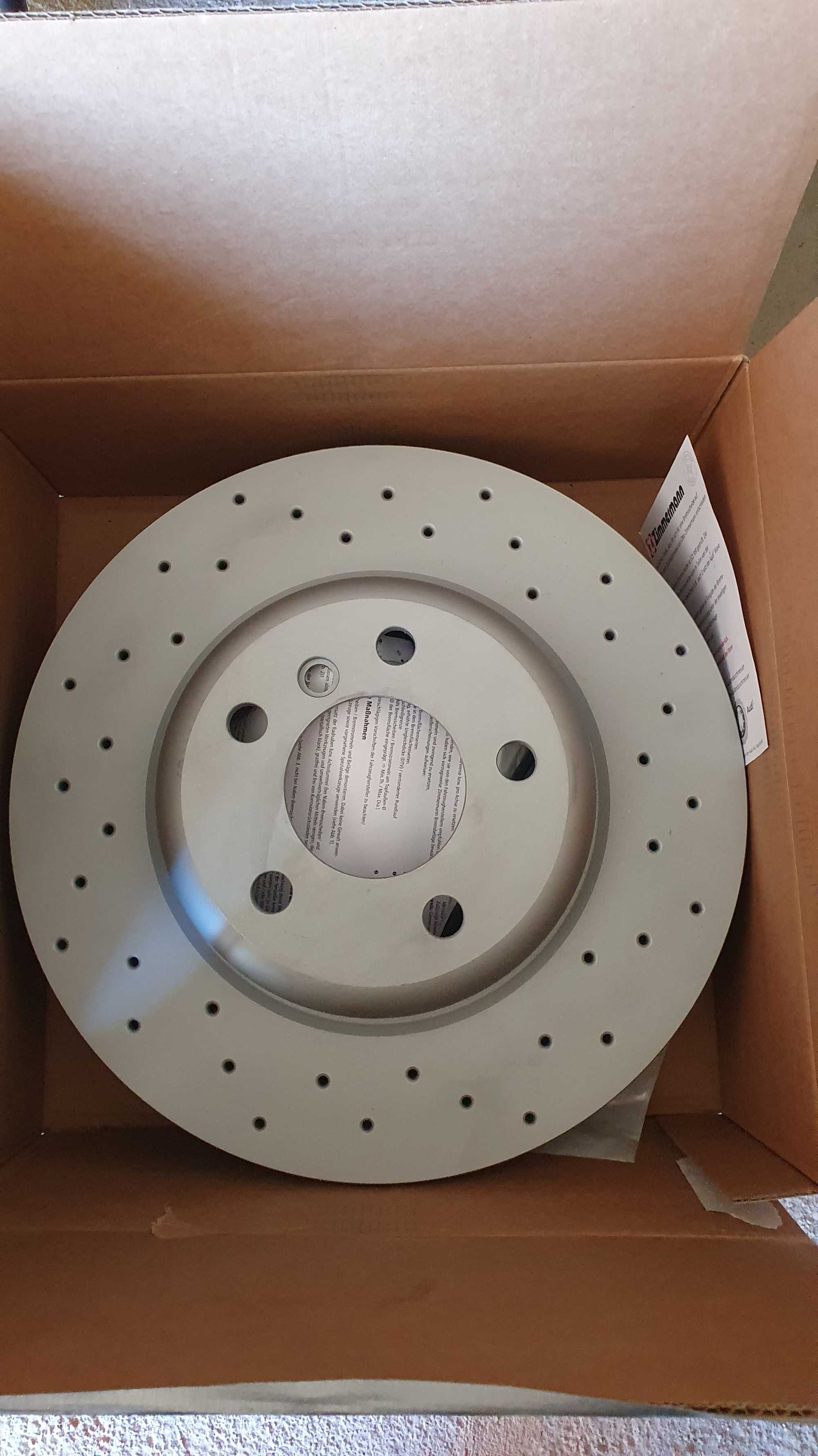 Нови предни двоино вентилирани надупчени дискове