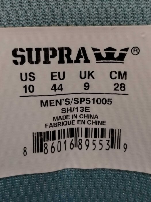 SUPRA x Lil Wayne Spectre Chimera mărirea 44, interior 28 cm.