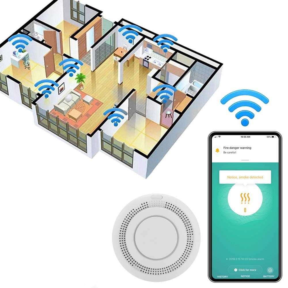 AVATTO SD01 Wi-Fi интелигентен детектор за дим | TUYA