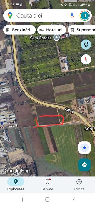 Vand teren intravilan Sintion langa urcare drum expres Dex16