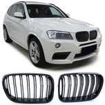 Бъбреци БМВ Х3 Двойни М BMW X3 Решетка Ф25 F25 Спортни Гланц