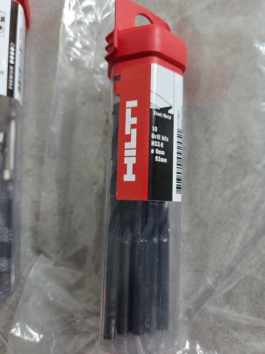 Hilti Arbor, pilot bit and drill bits