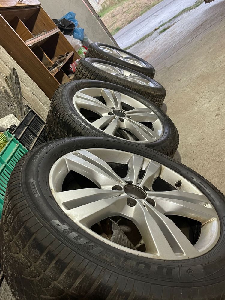 Джанти за Mercedes 255/50/19 + гуми Dunlop