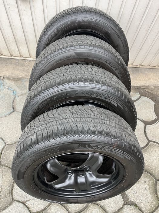 Jante otel 5x105mm, anvelope iarna 205/60 R16 Opel Astra J sau K