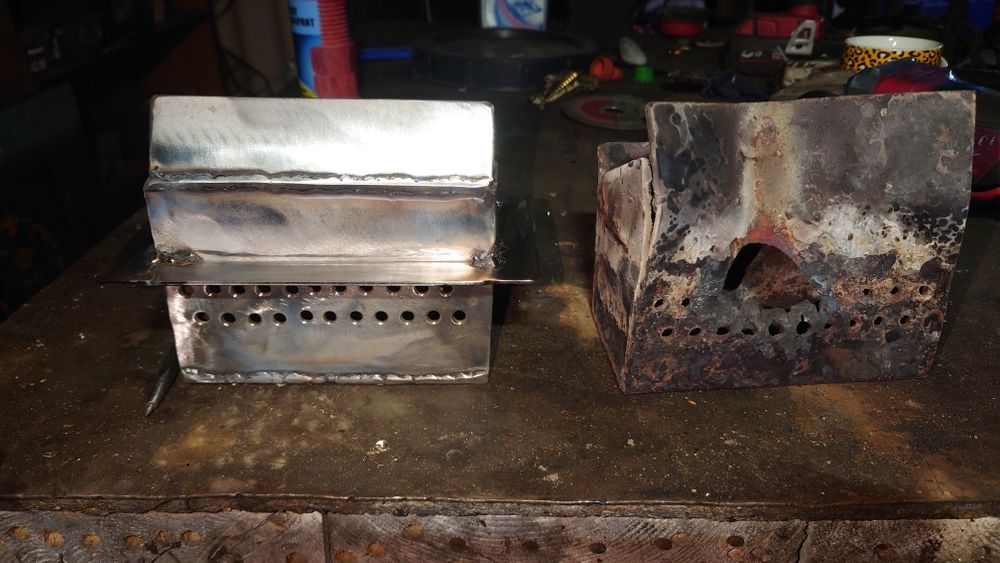 Creuzet din inox centrala peleti