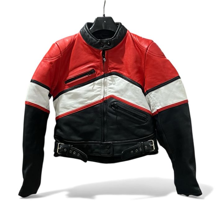 Дамско кожено мото яке номер 40