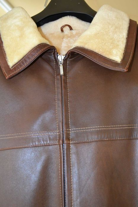 Geaca piele naturală barbati XL