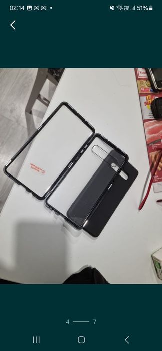 Husa S10 Plus  sticla securizata