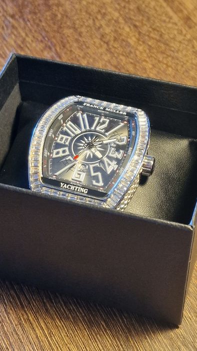 Ceas Luxury Arabic – Baguette Ice Edition (Black Navi)