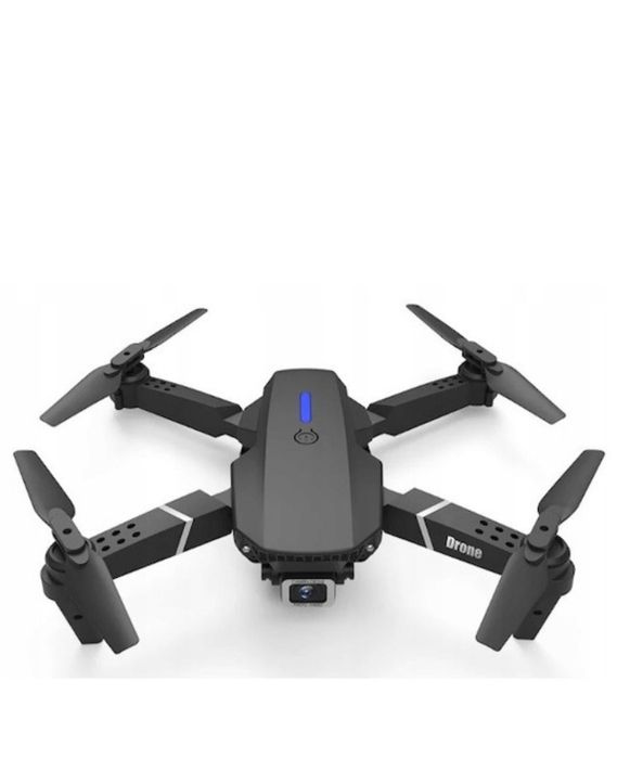 Dronă cu 2 camere, neagră, 24x23x4.5cm, set cu husă