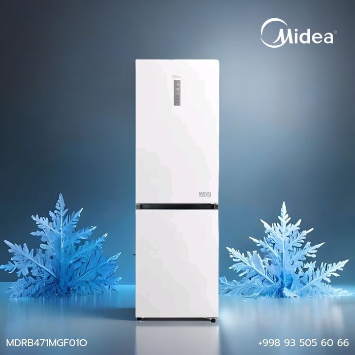 Холодильник Midea MDRB471MGF01O 346 L