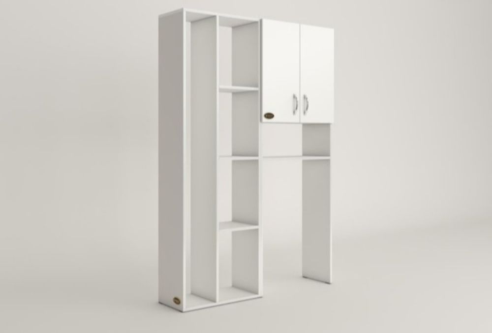 Шкаф за пералня с рафтове (Доставка на всяка страна в България)