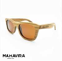 Ochelari de soare ce rama din lemn Mahavira Eyewear