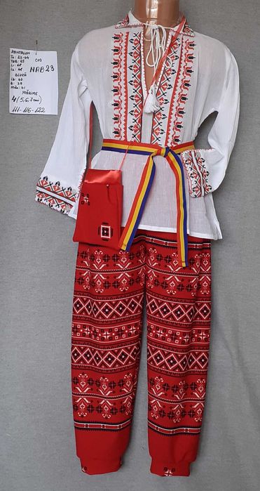 Costum popular pentru copii 5-6-7 ani