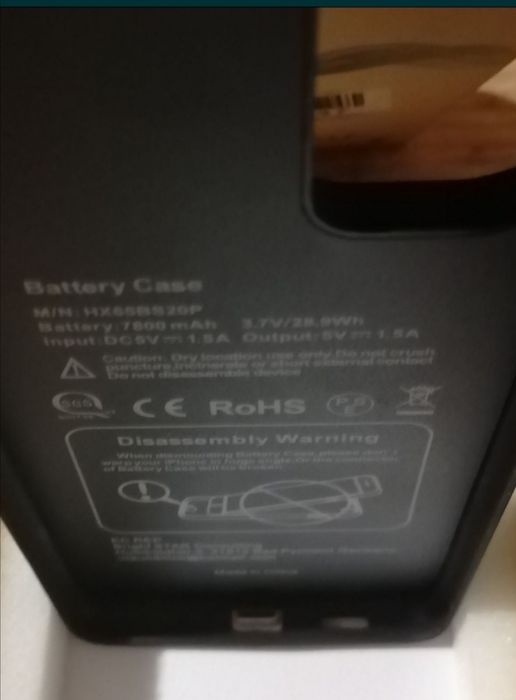 7800 mAh+кейс, гръб, батерия