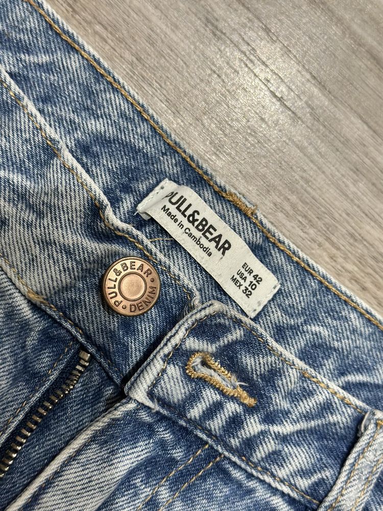 Дънкови къси панталони Pull&Bear