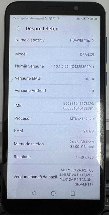 Huawei Y5p - perfect functional