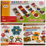 Joc forme geometrice lemn puzzle
