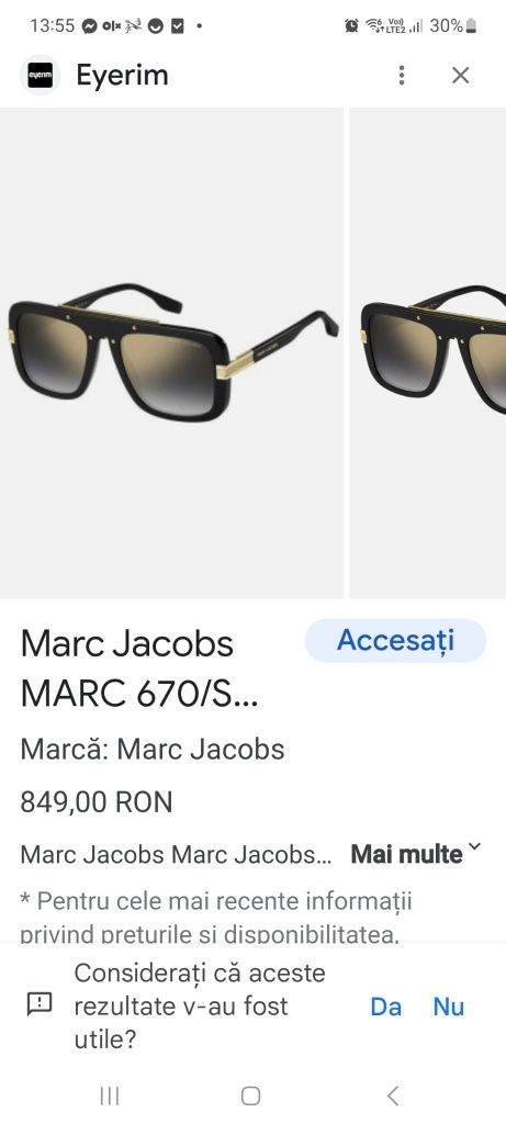 Ochelari Marc Jacobs